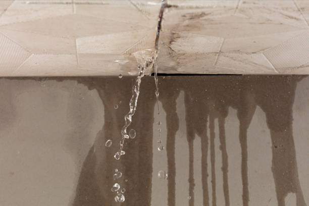 Professional Burst Pipe Cleanup technician working in Rollinsford, NH